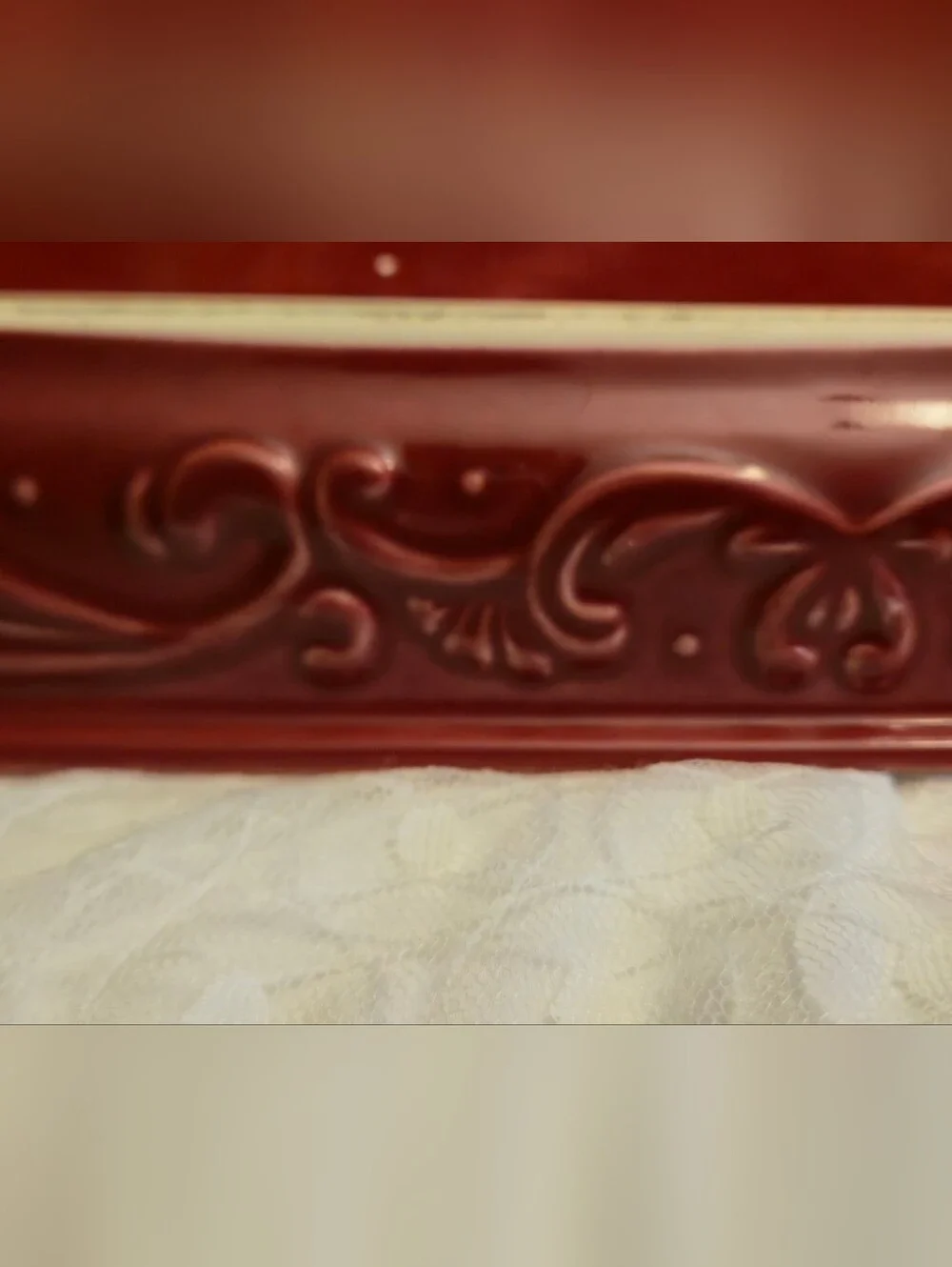 Pfaltzgraff Weir in Your Kitchen Cayenne Red Square Stoneware Cake Baker 12